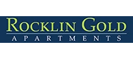 Rocklin Gold Apartments logo on a dark blue background.