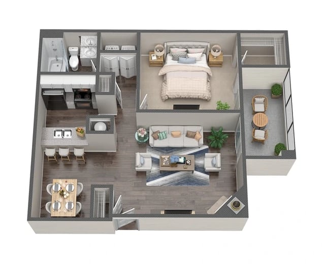 A2 floor plan