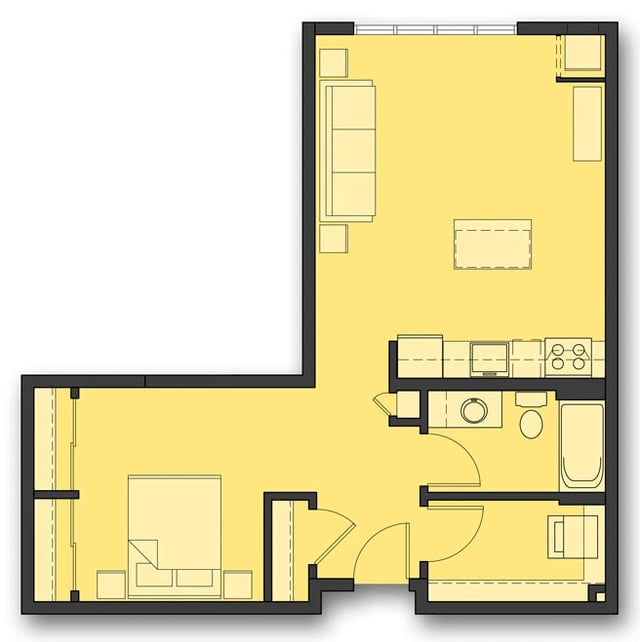 Studio A.1 floor plan