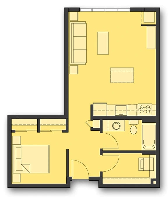 Studio A.3 floor plan