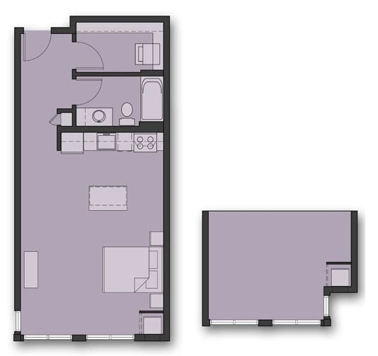 Studio A.2 floor plan