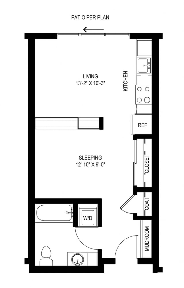 Open One A4 floor plan