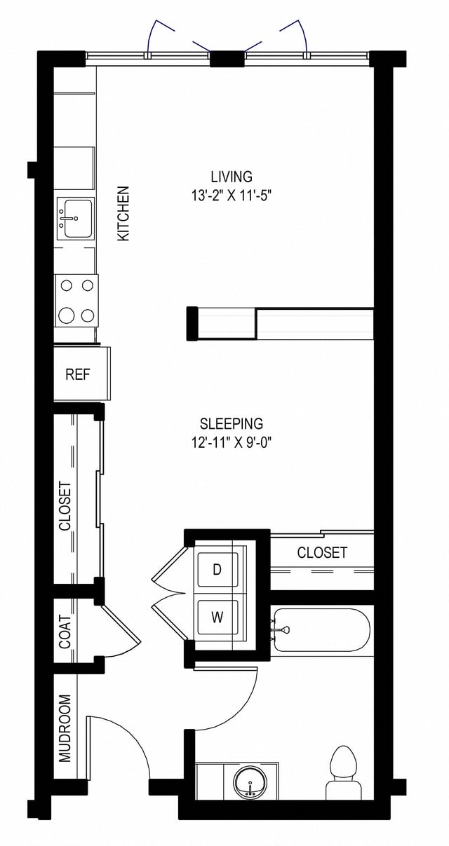 Open One A7 Type A floor plan
