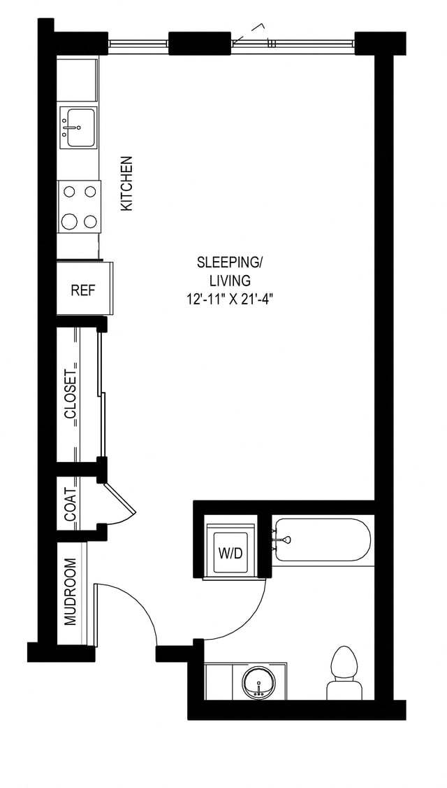 Studio A3 floor plan