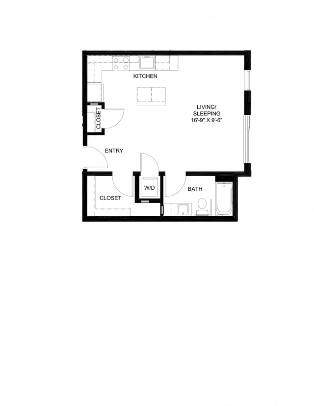 Studio A5 floor plan