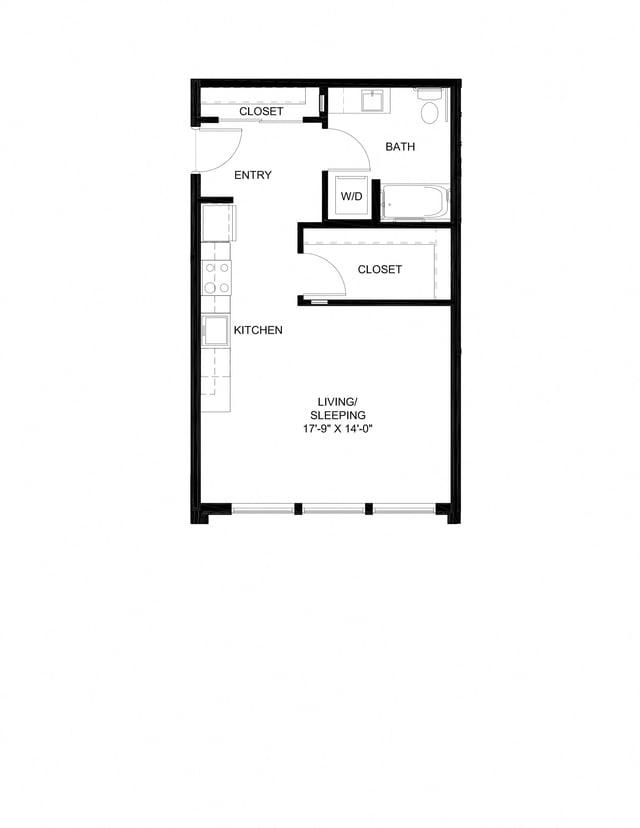 Studio A4 floor plan