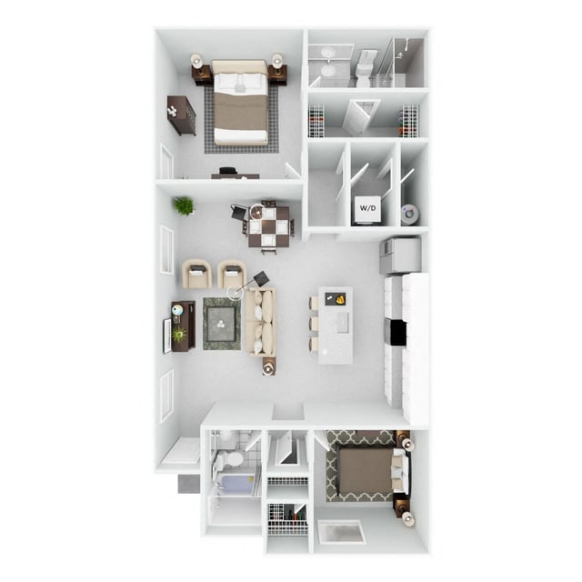 Chisholm Pointe - 2 Bed 2 Bath floor plan