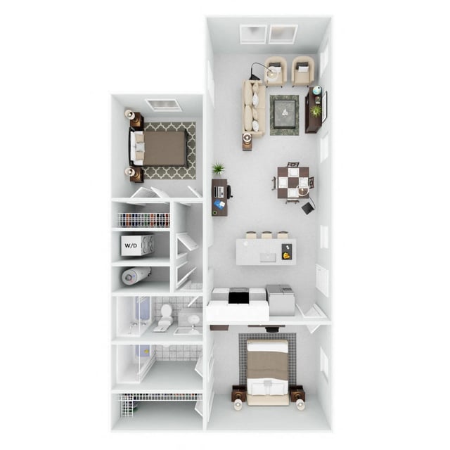 Chisholm Pointe - 2 Bed 2 Bath floor plan