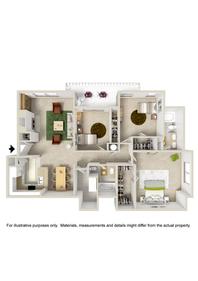 Small 3 Bed 2 Bath