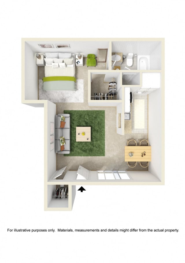 Studio floor plan