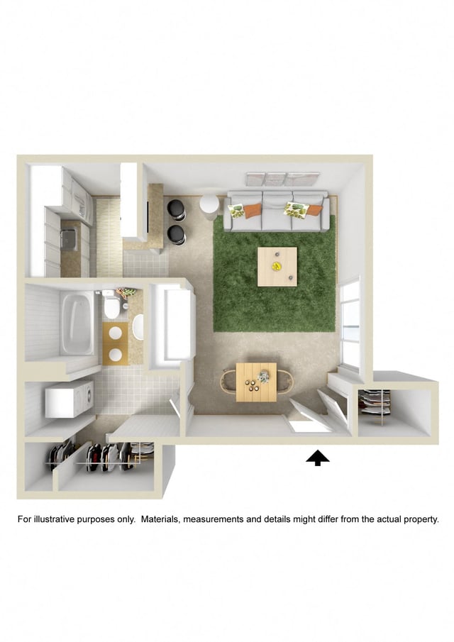 Study with Optional Creek View floor plan