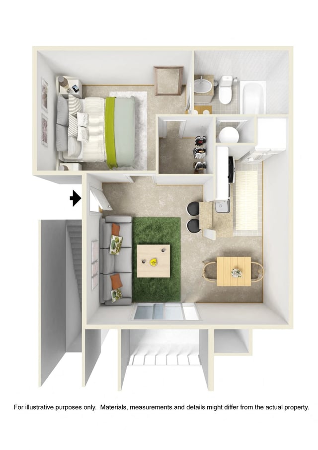 Studio floor plan