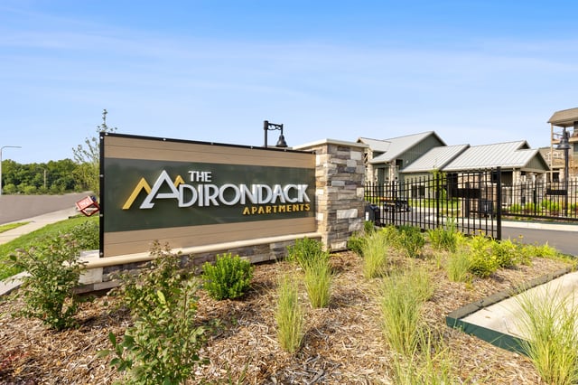 The Adirondack sign