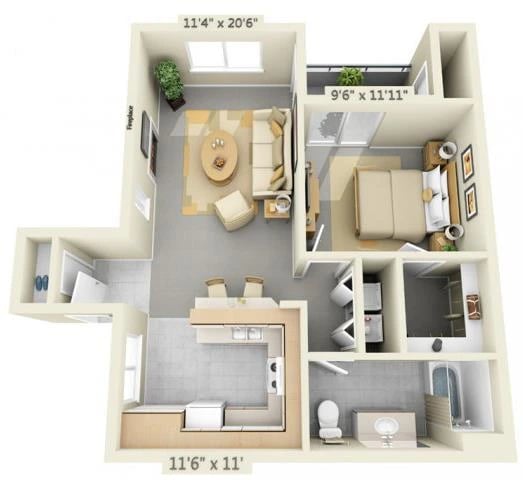 Willow II floor plan