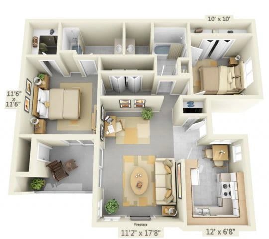 Canyon II floor plan