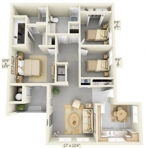 Scarlet II floor plan