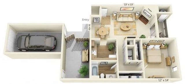 The Ketch floor plan