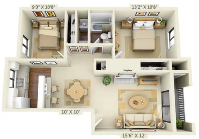Alki floor plan