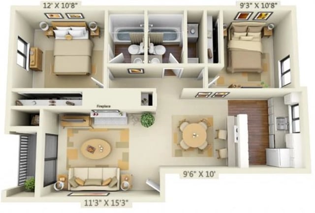 Washington floor plan