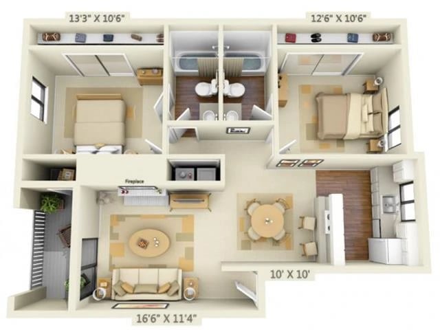 Paramount floor plan