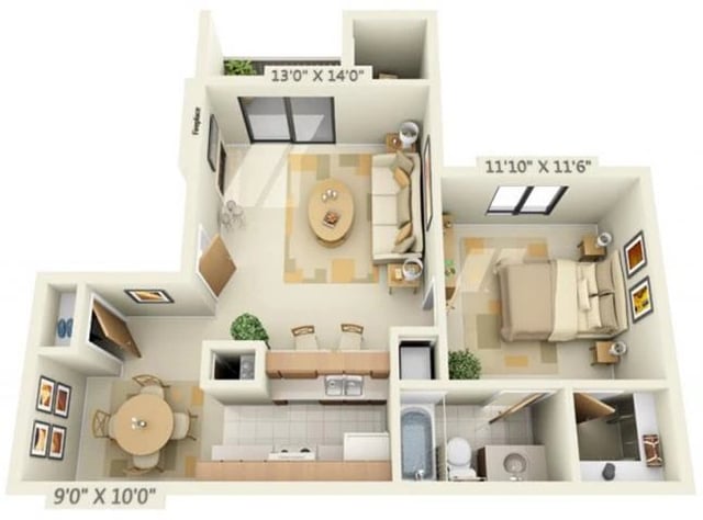 Cypress floor plan