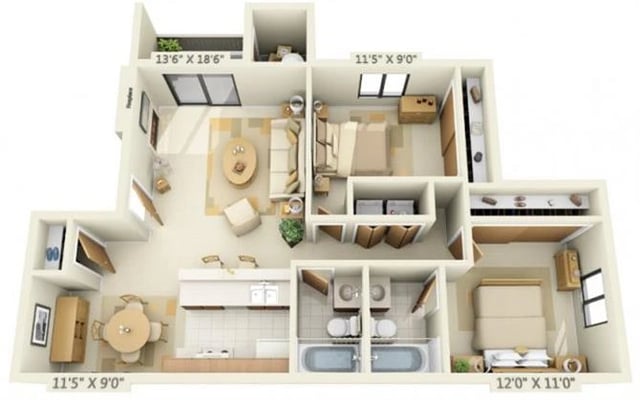 Willow floor plan