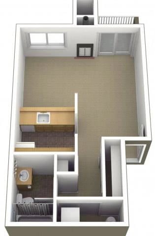 Studio floor plan