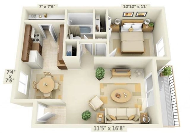 Mt. Rainier floor plan