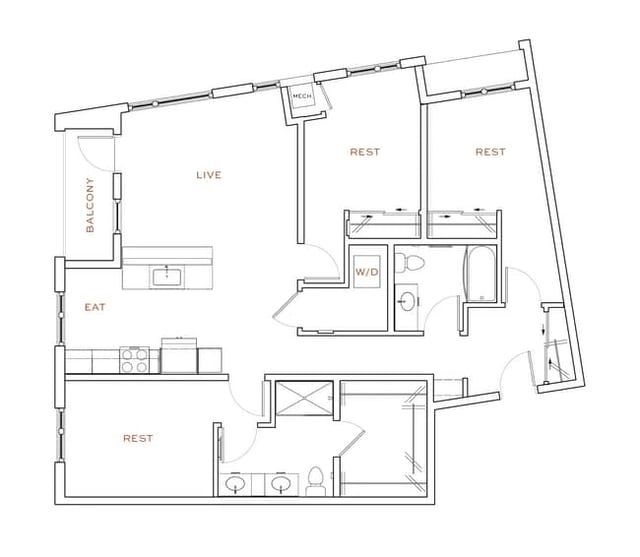 E2 floor plan