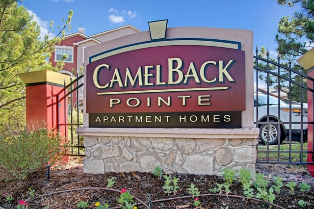 Camelback Pointe Apartment Homes Monument Sign
