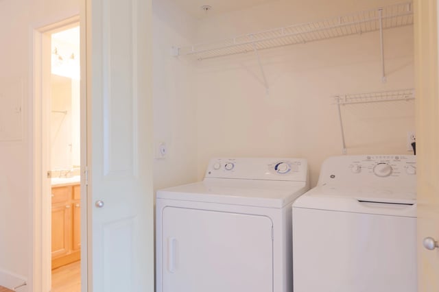 In-unit washer and dryer