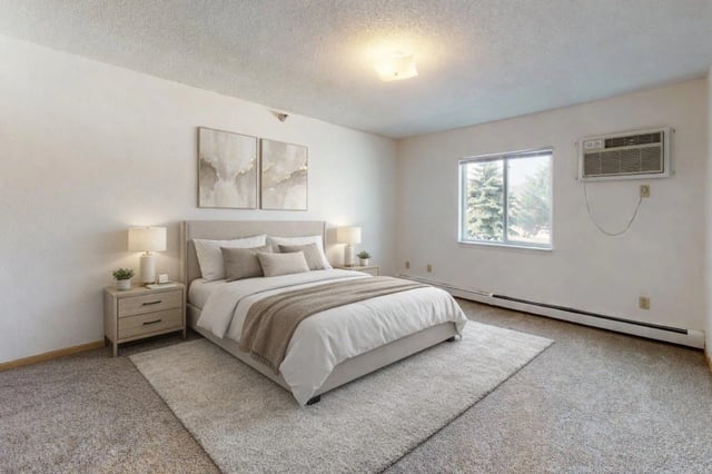 Bedroom with a king-size bed, nightstands, and a window.