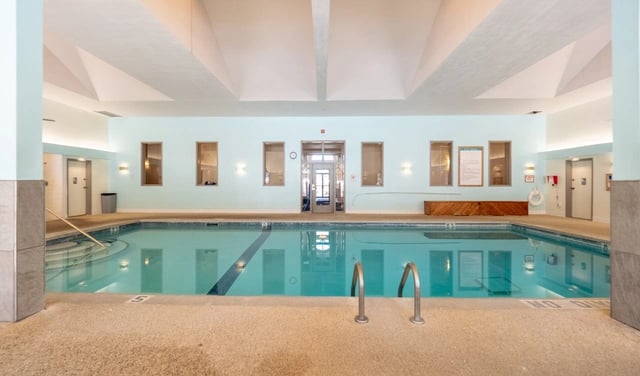 Indoor swimming pool area