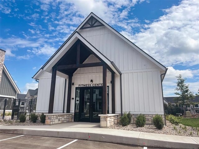 Fitness Center building exterior with signage.