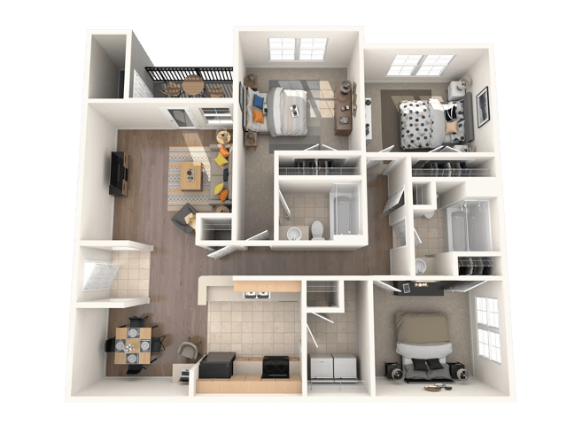 3A/3AR layout